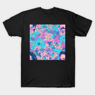 Pedro Pascal Pattern love Pink T-Shirt